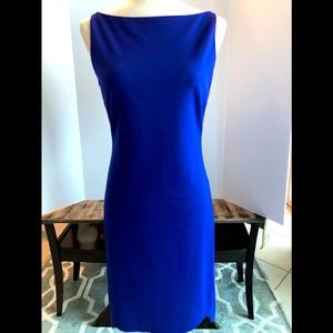 Ellie Tahari Sheath Dress with draped back